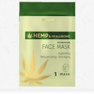 🌹3/$12 AZURE H*mp & Hyaluronic Acid Facial Sheet Mask - Anti Aging Mask